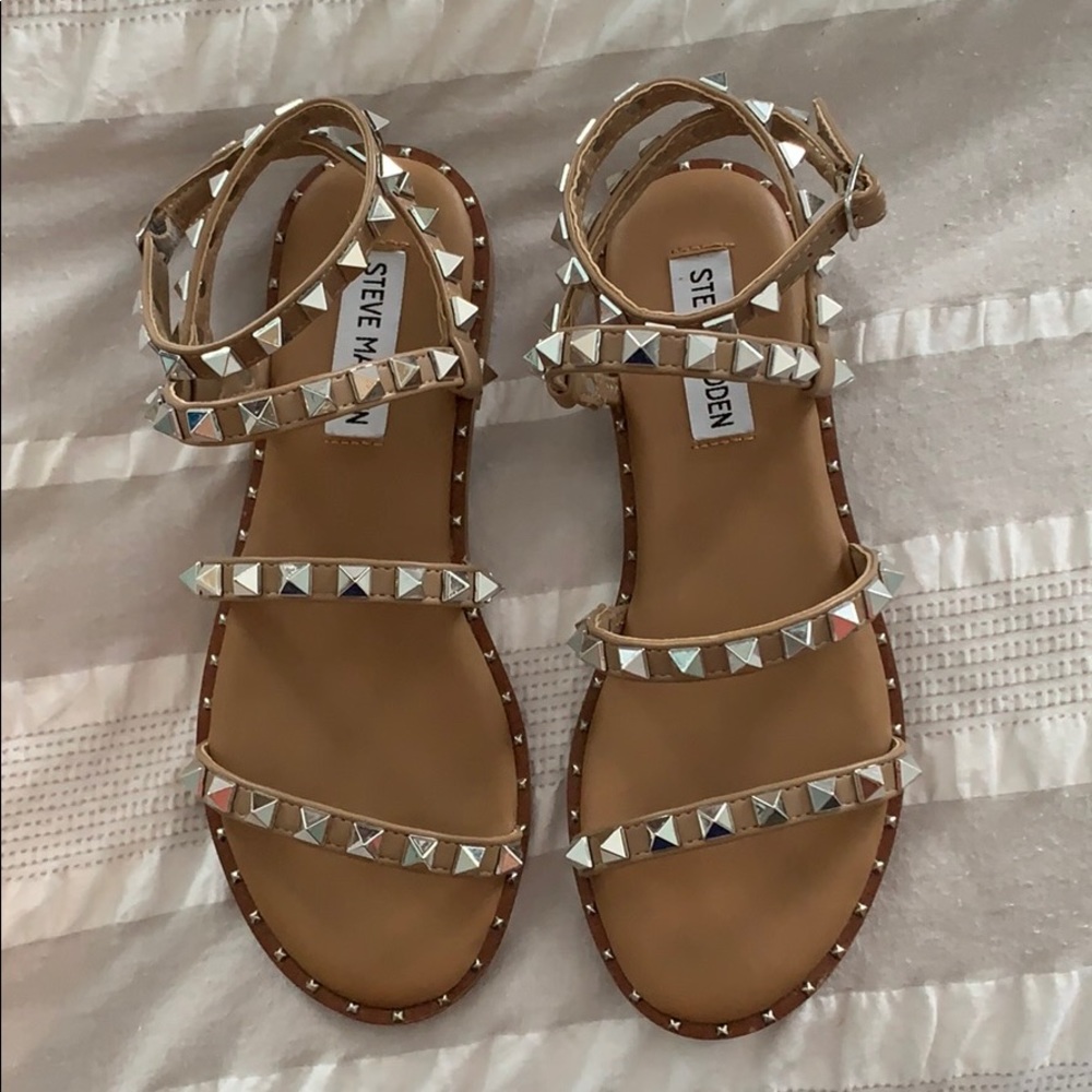 Steve Madden Travel Tan Sandals